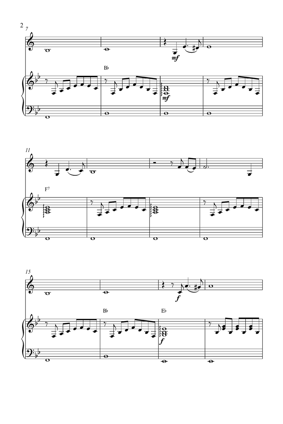 All At Once You Love Her All At Once You Love Her B-Flat Clarinet scores gallery preview page 2