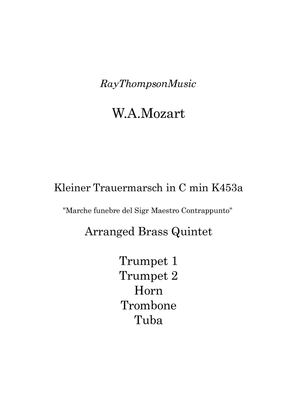 Mozart: Kleiner Trauermarsch in C min (Little Funeral March) K453a - brass quintet