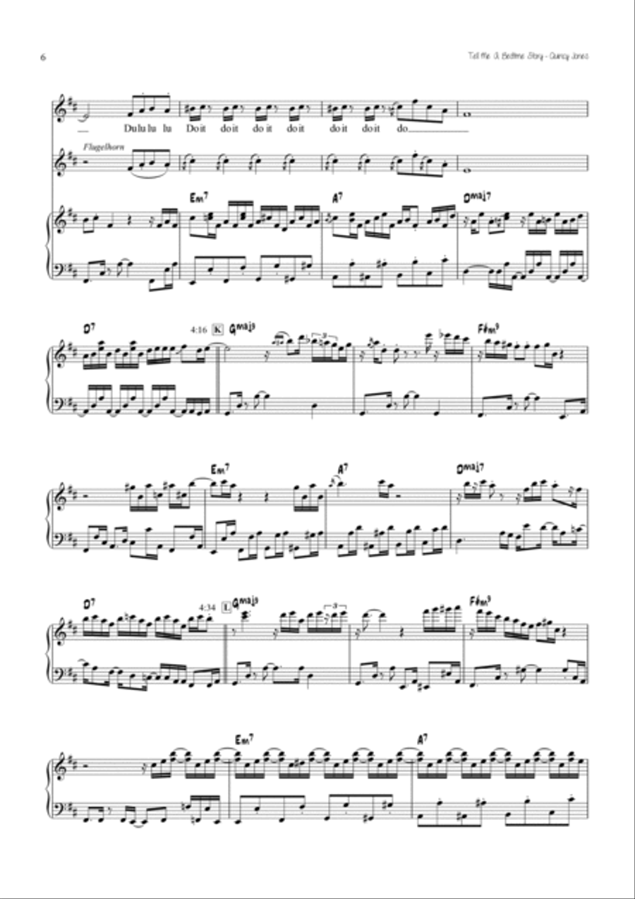 Tell Me A Bedtime Story - Score Only Concert Band scores gallery preview page 6