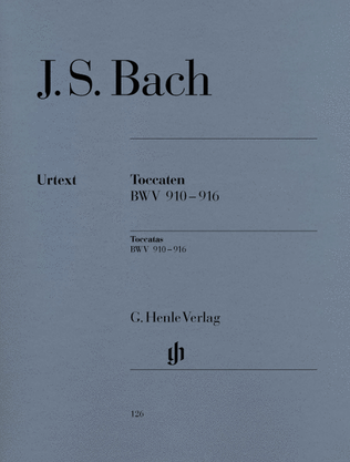 Book cover for Toccatas BWV 910-916
