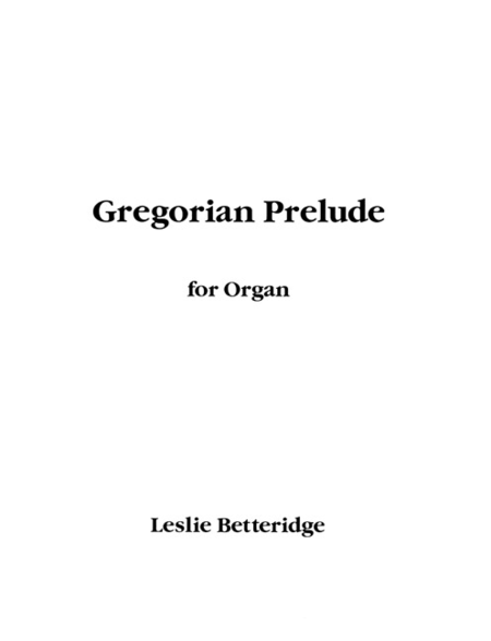 Gregorian Prelude