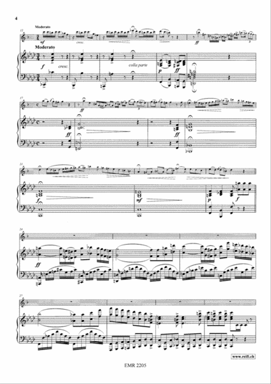 Slavonic Fantasy Alto Saxophone scores gallery preview page 5
