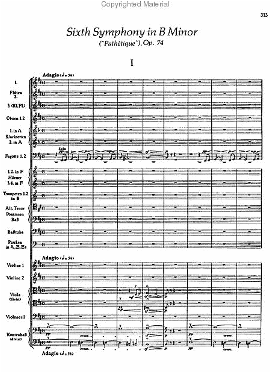 Fourth, Fifth and Sixth Symphonies in Full Score Full Orchestra scores gallery preview page 5