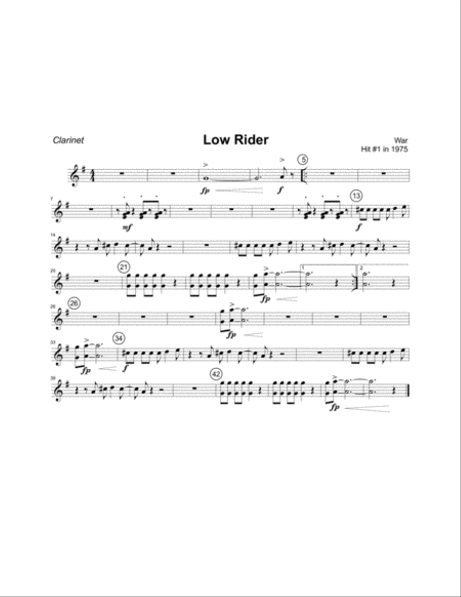 Low Rider Jazz Ensemble scores gallery preview page 5