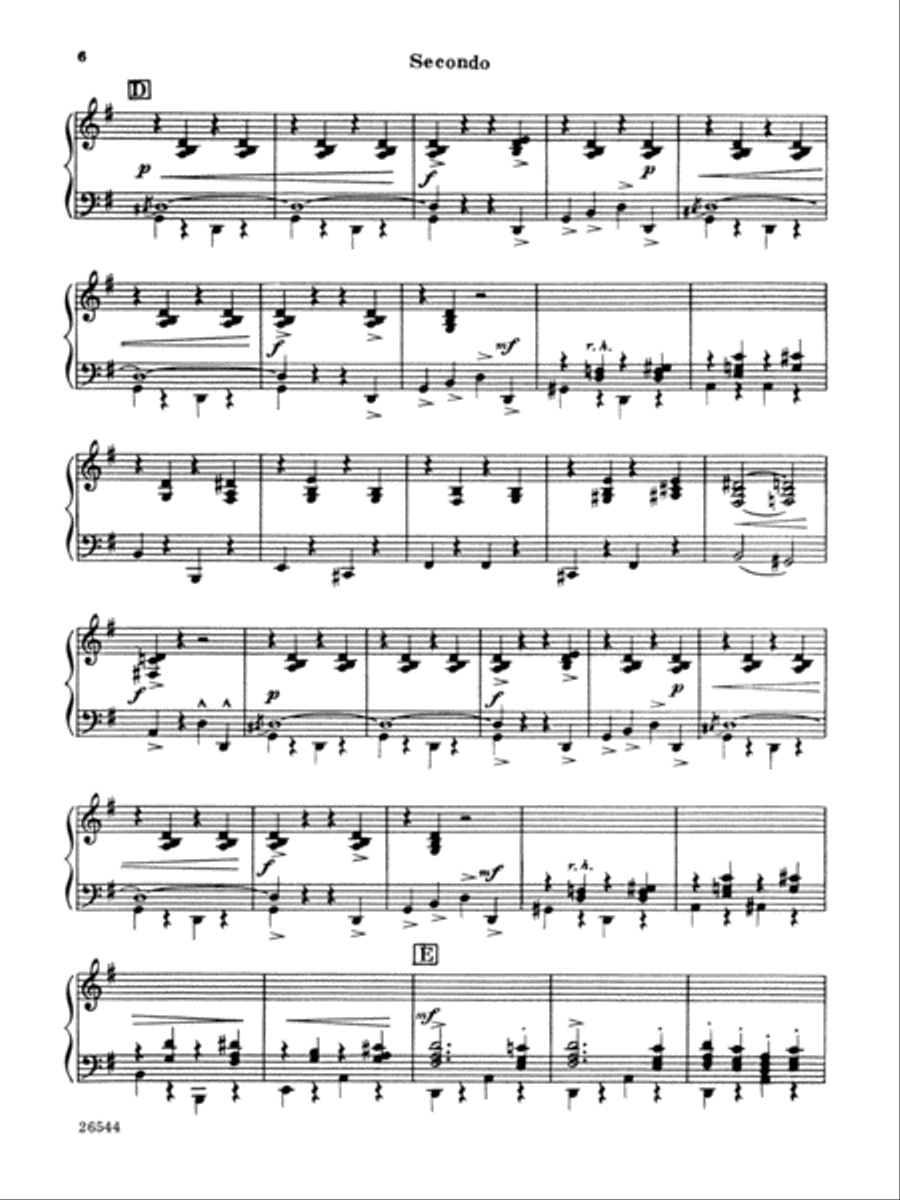 Sleigh Ride - Piano Duet (1 Piano, 4 Hands) 1 Piano, 4-Hands scores gallery preview page 5