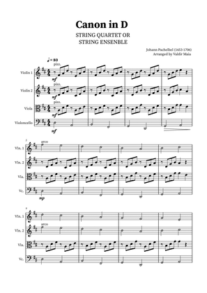 Canon in D - String Quartet