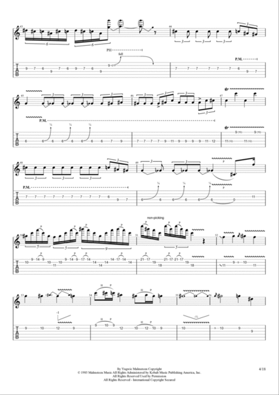 Far Beyond The Sun Acoustic Guitar scores gallery preview page 4