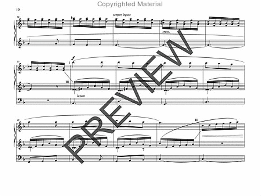 Meditation and Toccata on HYFRYDOL Organ scores gallery preview page 9