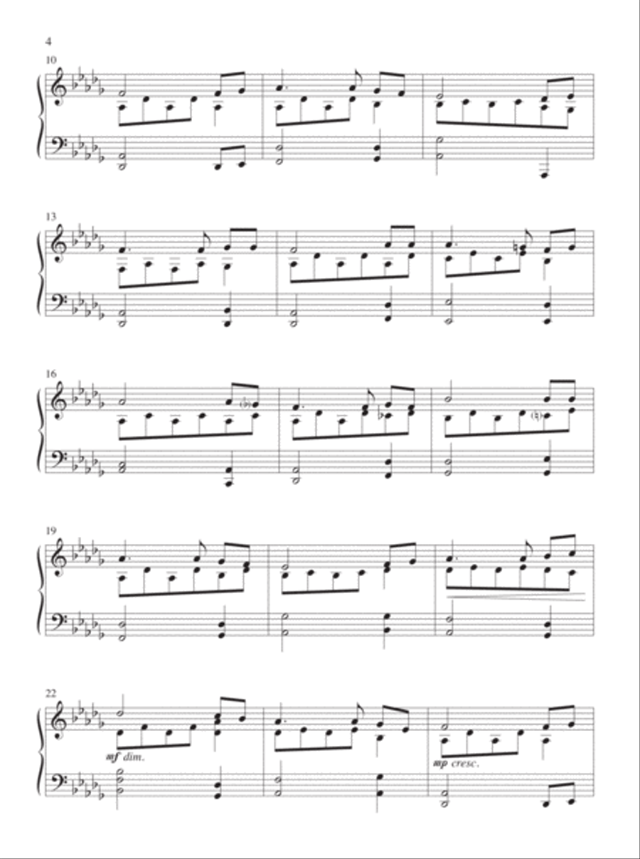 The Father's Love Piano Solo scores gallery preview page 3