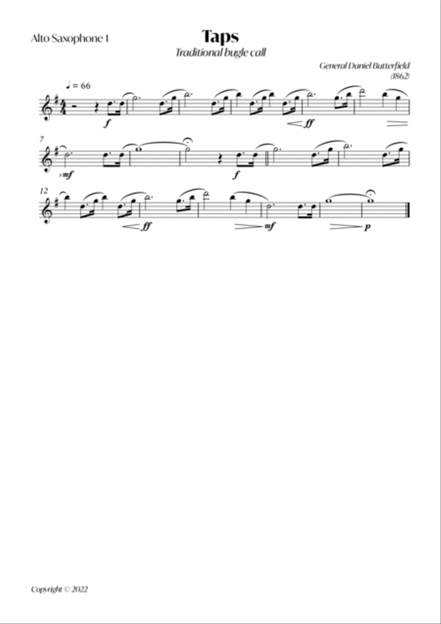 TAPS - God Is Nigh (Sax Quartet) Saxophone Quartet scores gallery preview page 2