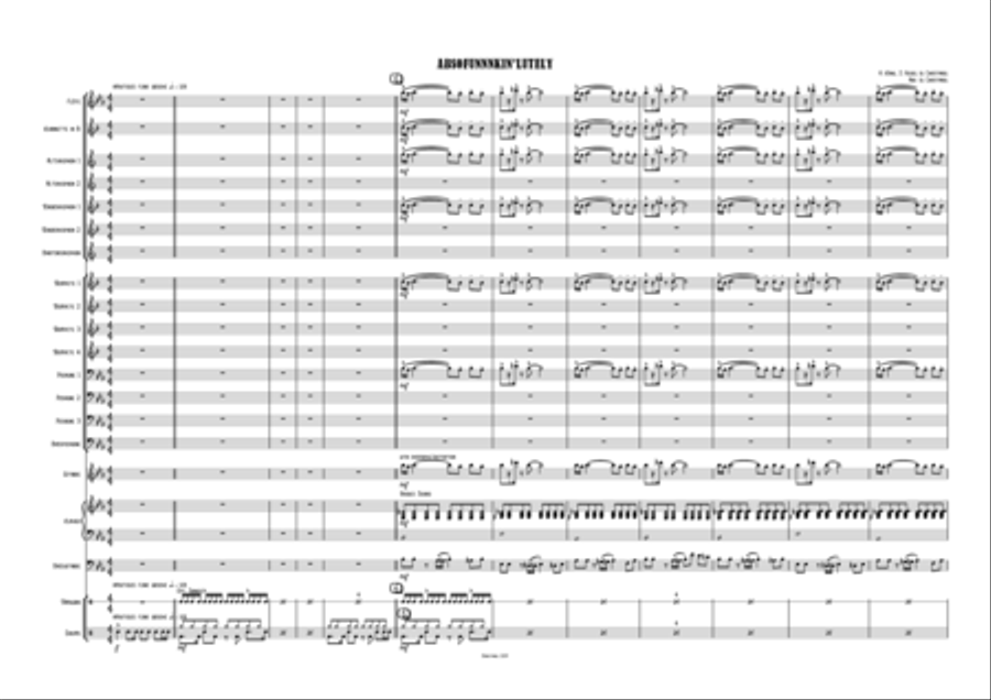 Absofunkin'lutely Absofunkin'lutely Jazz Ensemble scores gallery preview page 2