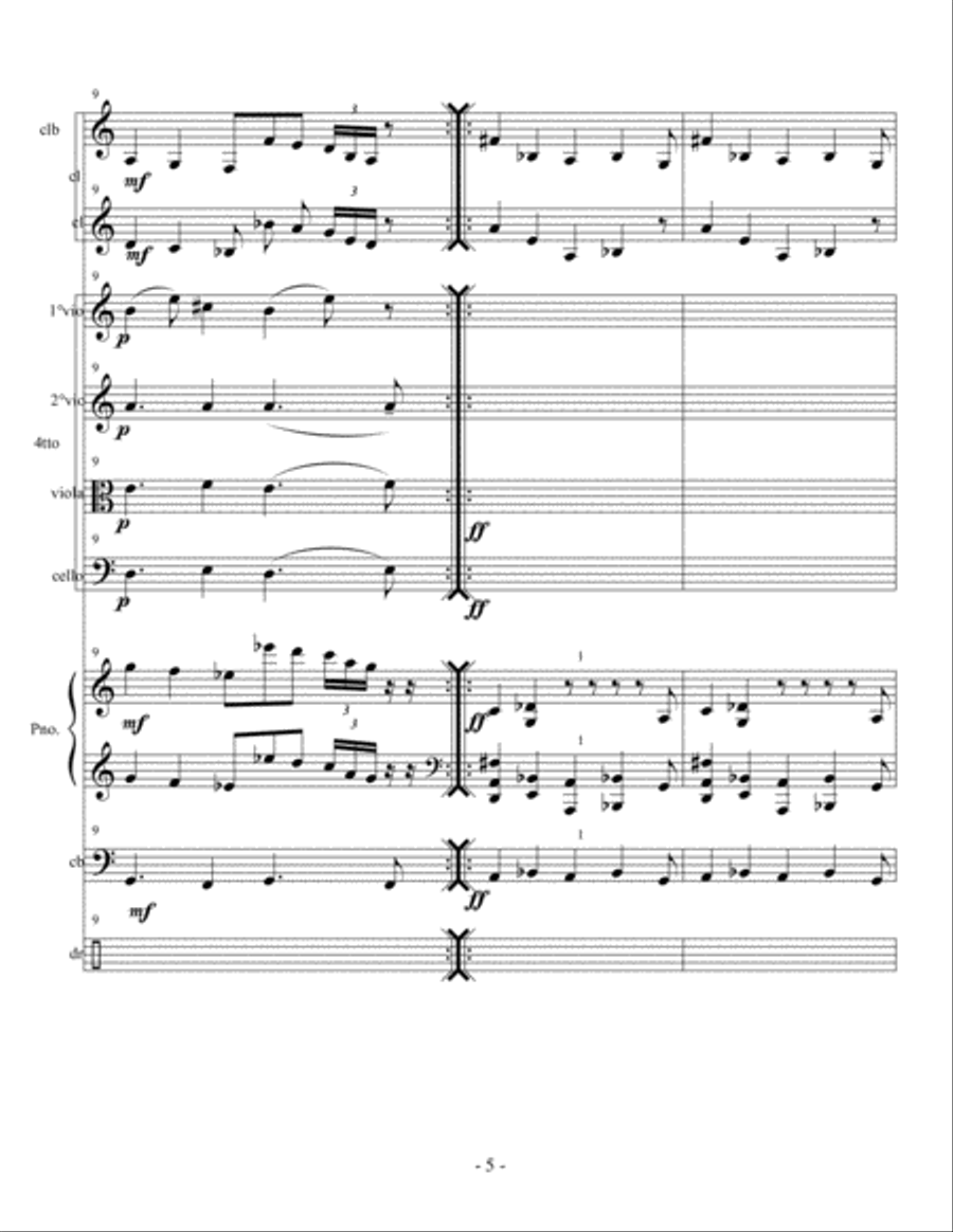 BERCEUSE SICILIENNE Chamber Orchestra scores gallery preview page 5