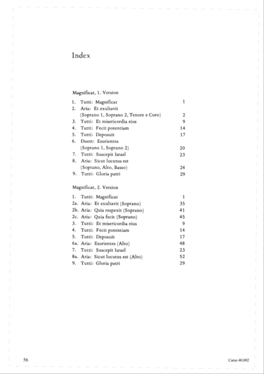Magnificat Magnificat SA scores gallery preview page 61
