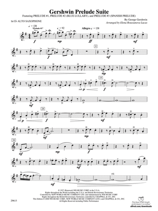 Gershwin Prelude Suite: E-flat Alto Saxophone