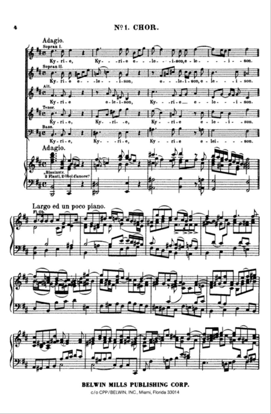 Mass in B Minor 4-Part scores gallery preview page 7
