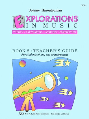 Book cover for Explorations in Music, Teacher's Book 5