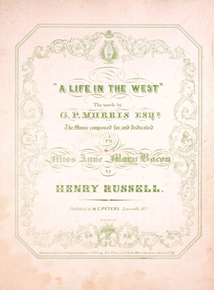 Book cover for A Life in the West