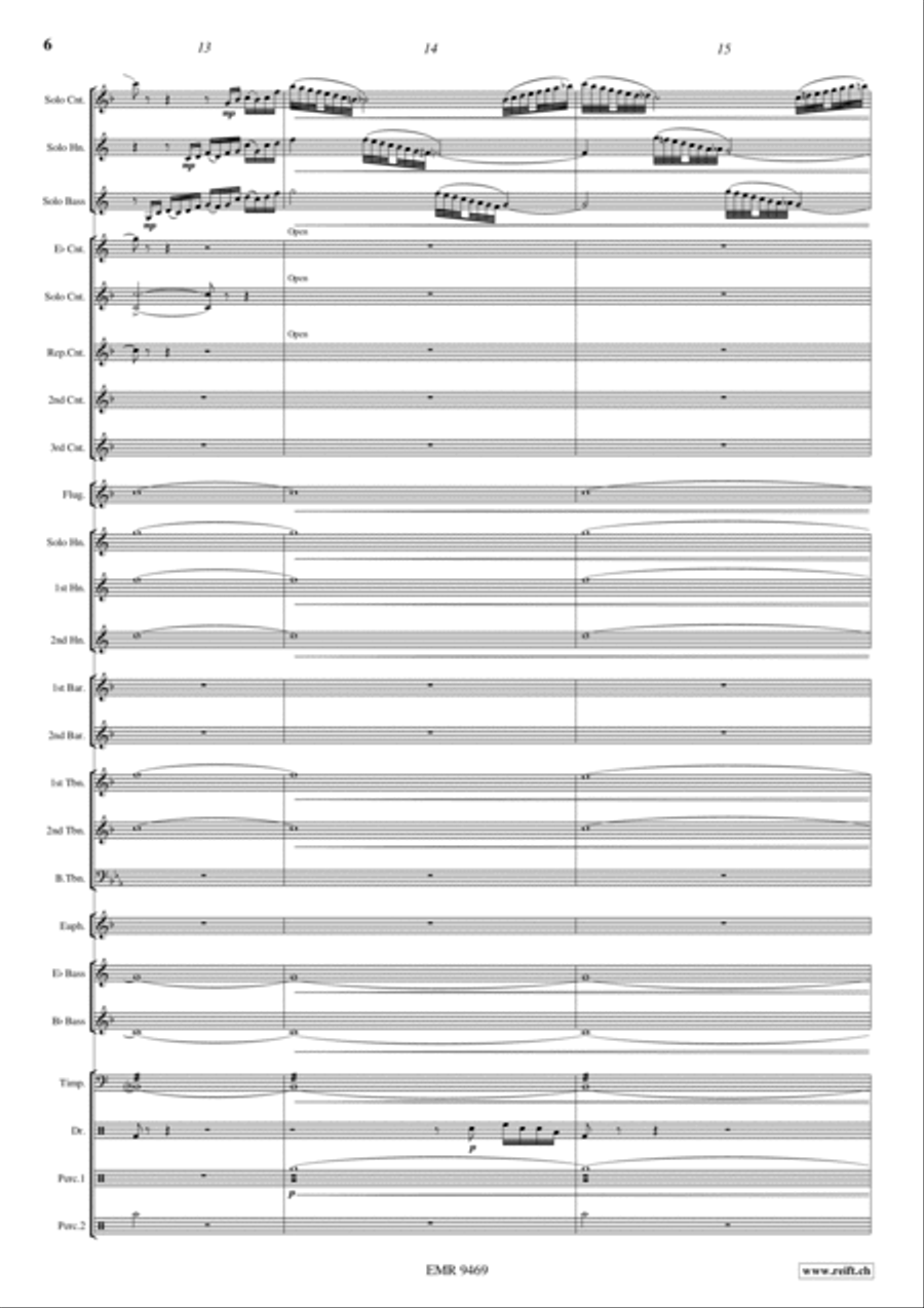 Three Stars In The Sky Brass Trio scores gallery preview page 6