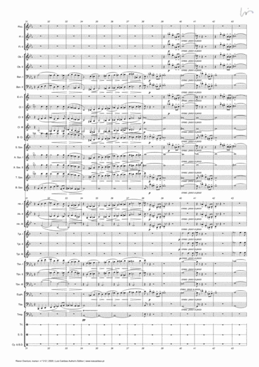 Rienzi (Transcription for Concert Band of Wagner's Overture) image number null