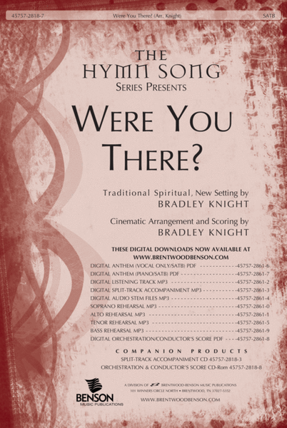 Were You There? Orchestra Parts & Conductor's Score image number null