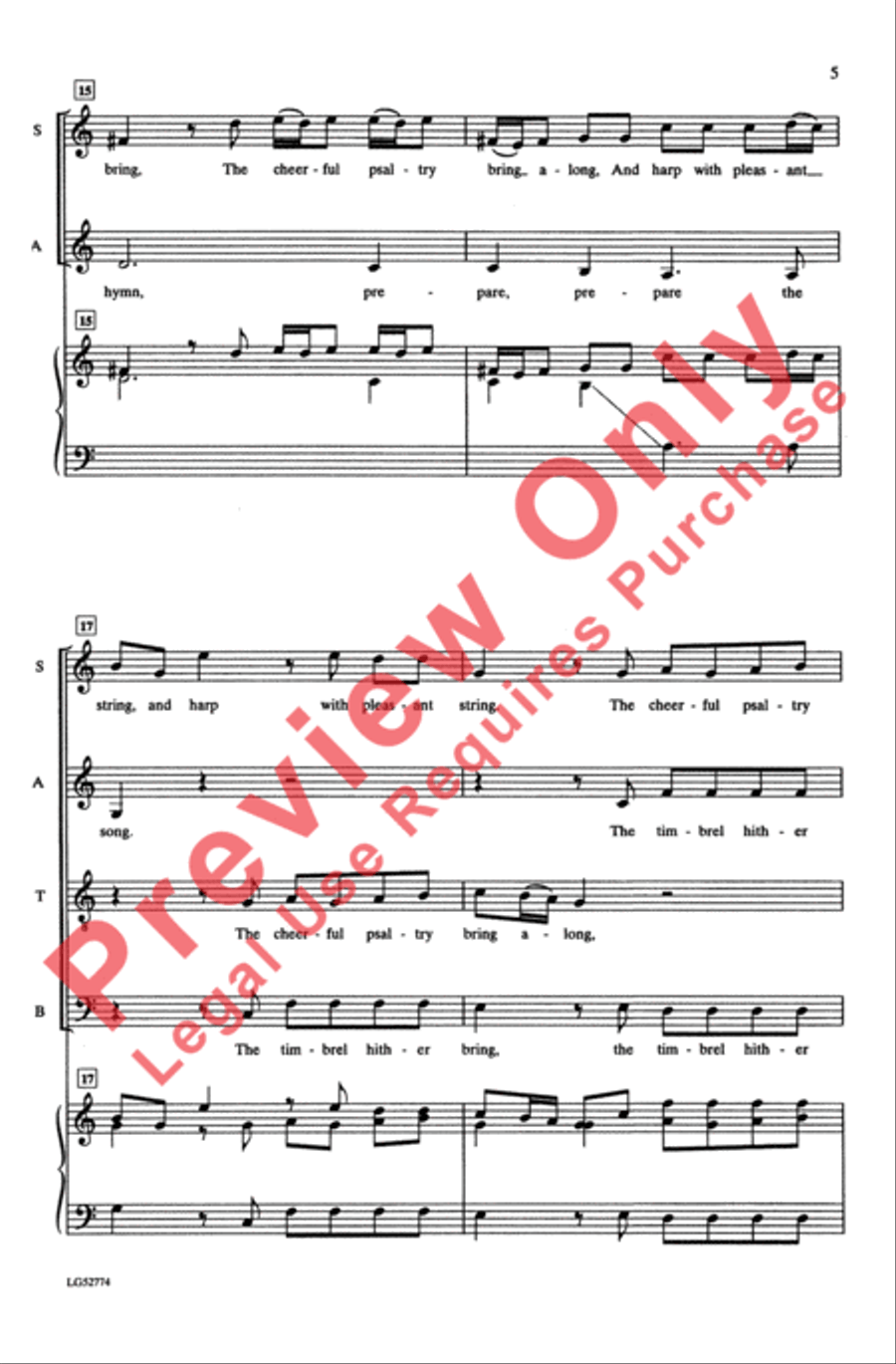 Prepare the Hymn Prepare the Hymn 4-Part scores gallery preview page 5