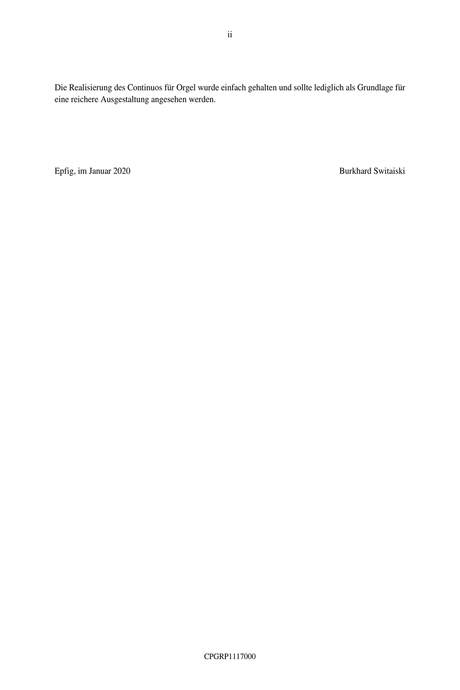Graupner Christoph Cantata Müßig gehn bringt keine Crone GWV 1117/20 Small Ensemble scores gallery preview page 4