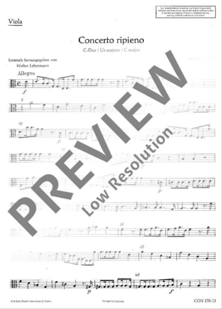 Concerto ripieno String Orchestra scores gallery preview page 10