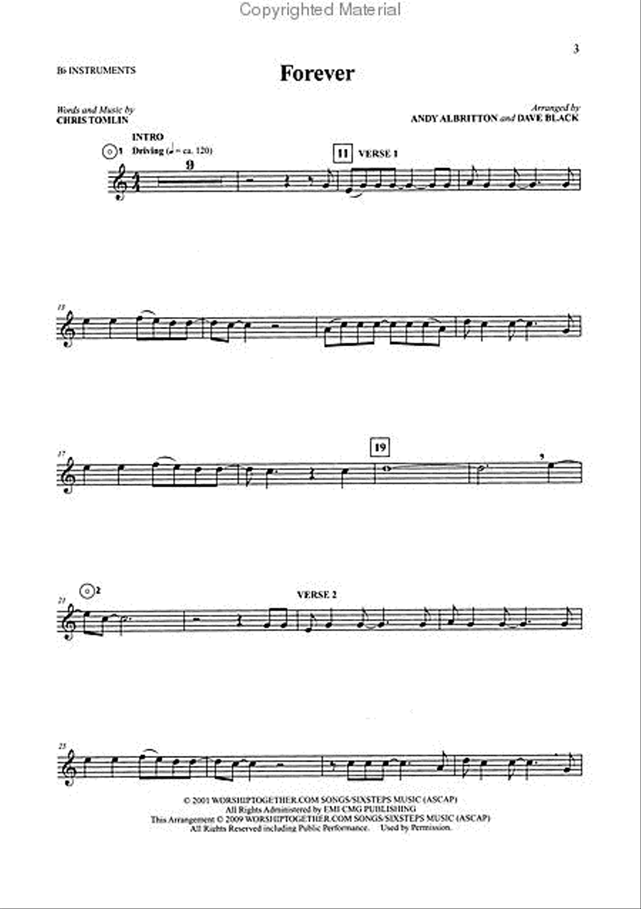 Living Praise Instrumental Collection Clarinet scores gallery preview page 2