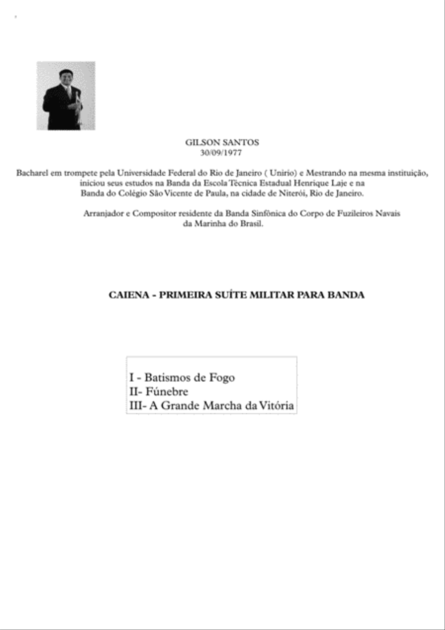 First Military Suite for Band Concert Band scores gallery preview page 3