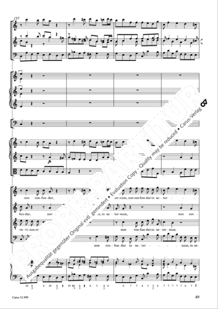 Te Deum Te Deum 4-Part scores gallery preview page 50