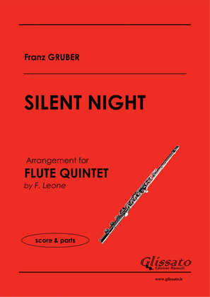 Silent Night - Flute Quintet/Choir (score & parts)