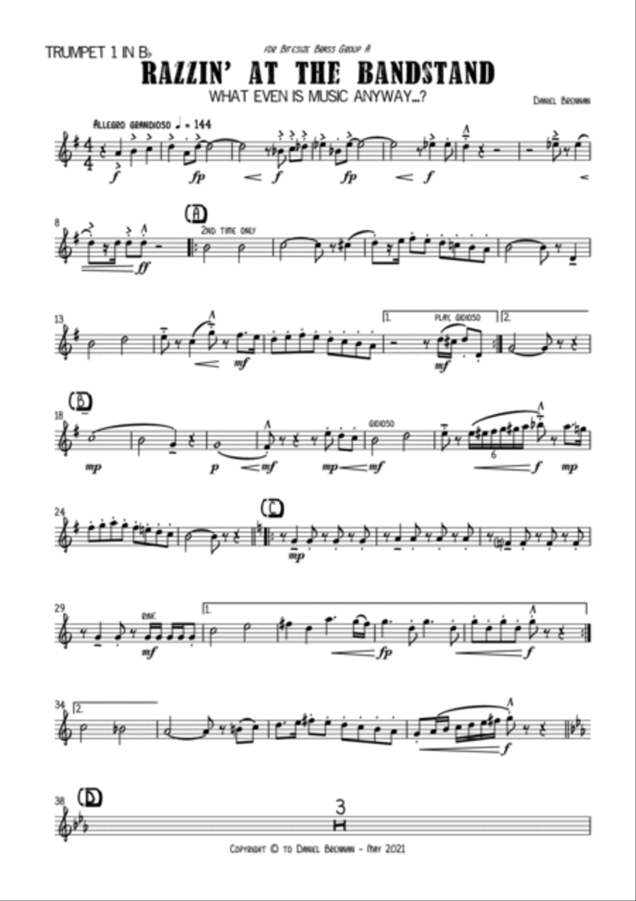 Razzin' at the Bandstand Razzin' at the Bandstand Chamber Music scores gallery preview page 6