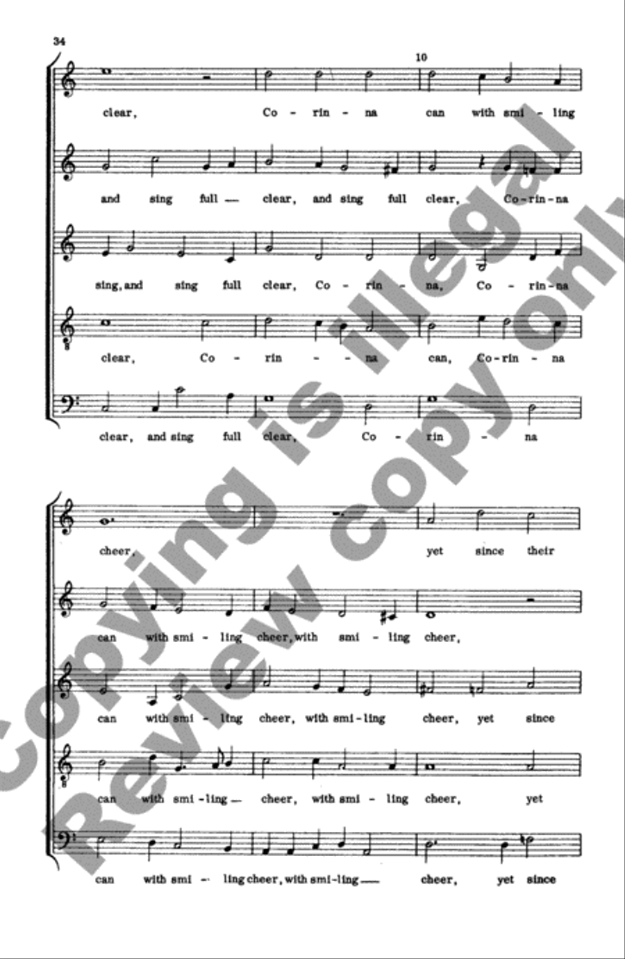 Invitation to Madrigals, Book 7 SSATB scores gallery preview page 20