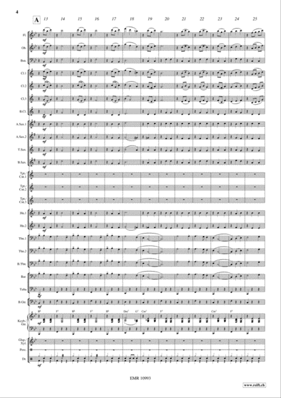 Viva Mexico Concert Band scores gallery preview page 5