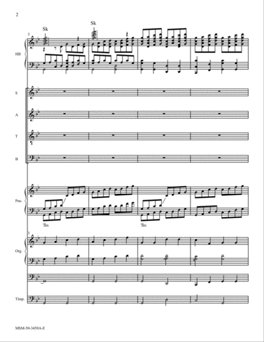 Praise, My Soul, the King of Heaven Choir scores gallery preview page 2