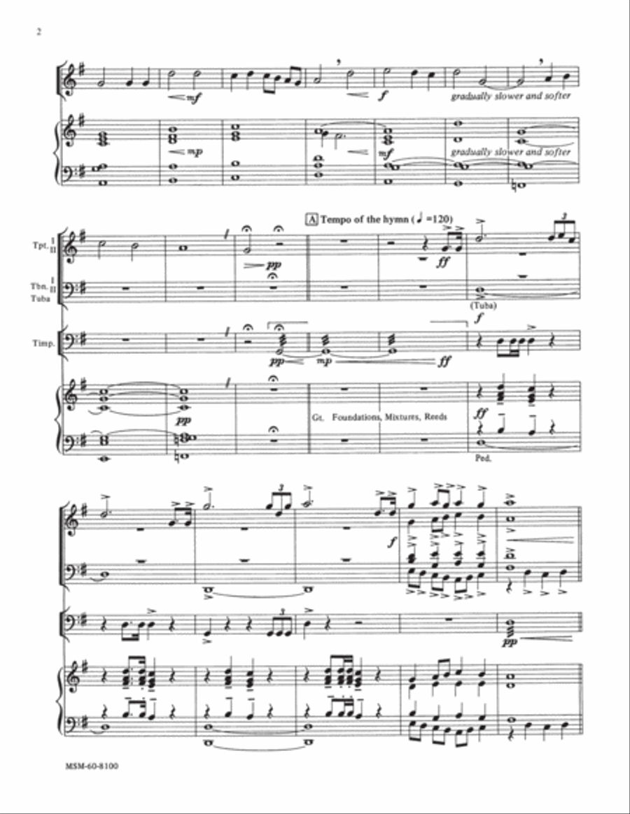 For All the Saints (Full Score) Choir scores gallery preview page 3