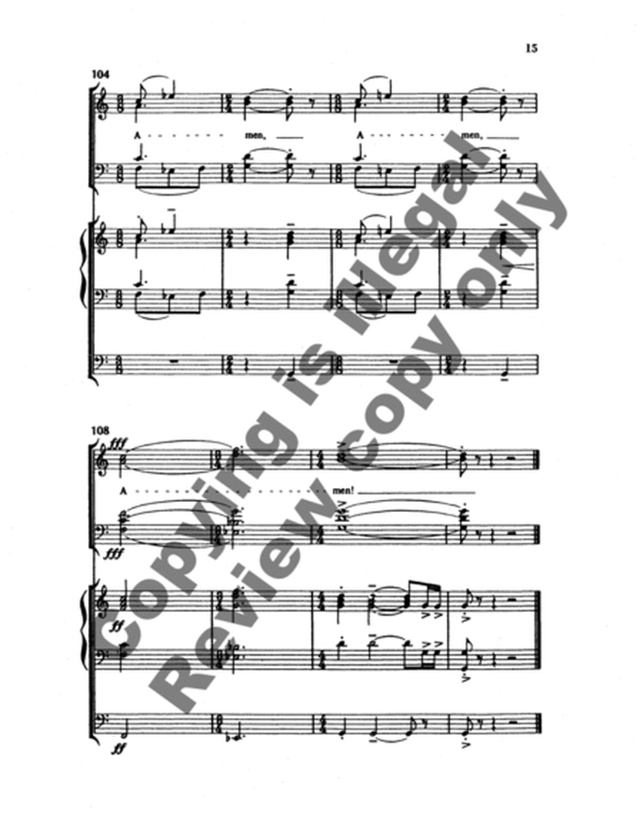 Jubilate Deo (O Be Joyful) (Choral Score) image number null