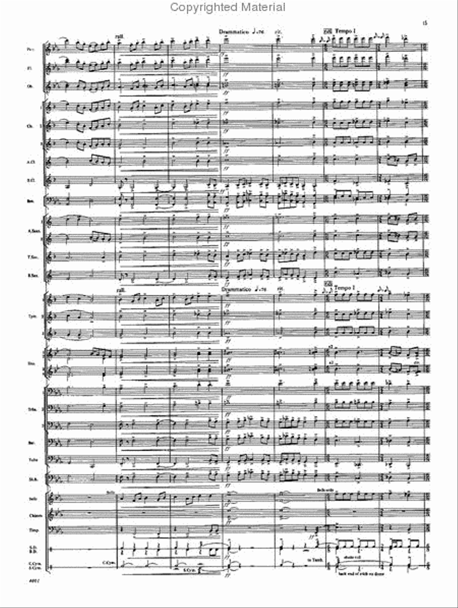 The Light Eternal Concert Band scores gallery preview page 11