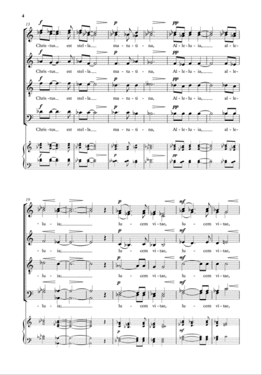 Christus est stella Divisi scores gallery preview page 3