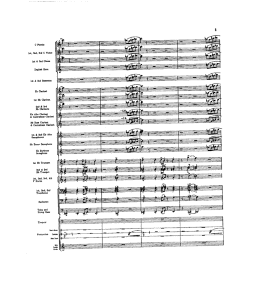 Caccia and Chorale Concert Band scores gallery preview page 4