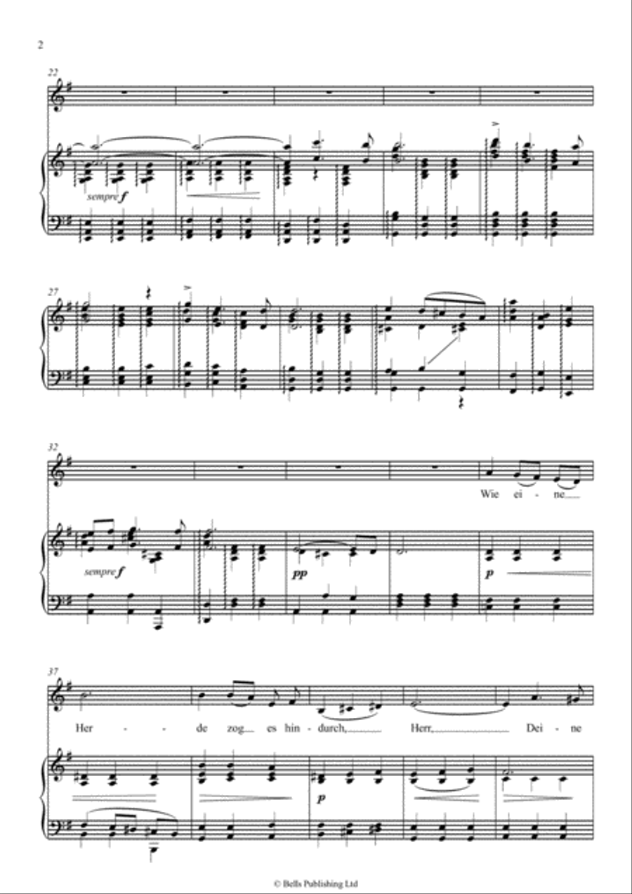 Dank sei Dir, Herr (G Major) Voice Solo scores gallery preview page 2