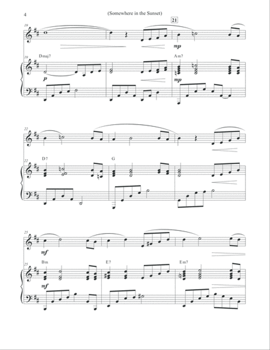 Oboe Dreams - 12 Original Compositions Piano scores gallery preview page 4