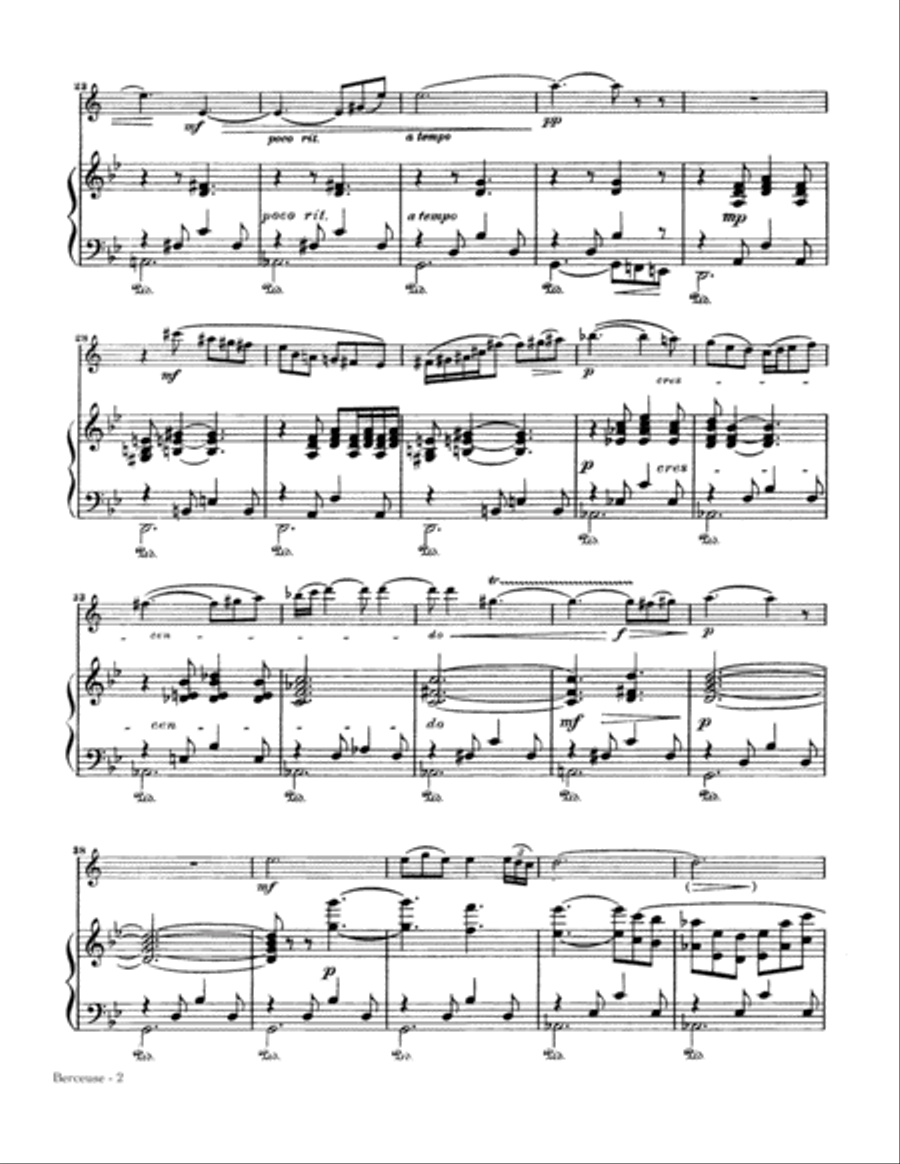 Berceuse School and Community scores gallery preview page 2