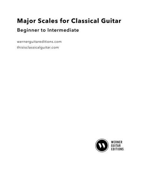 Major Scales for Classical Guitar
