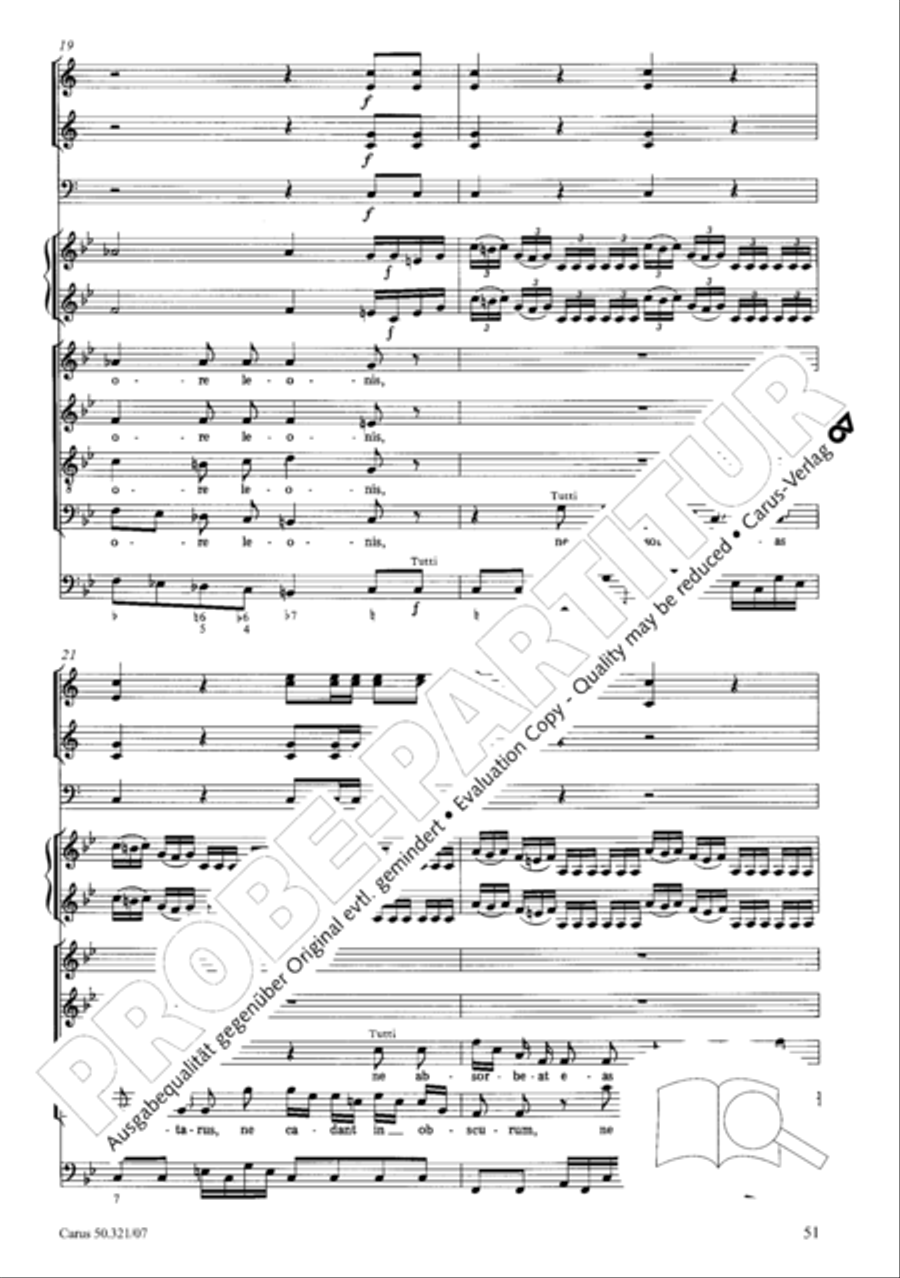 Requiem in C minor Requiem in C minor 4-Part scores gallery preview page 58