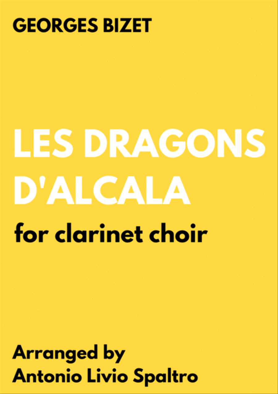 Les Dragons d'Alcala (from Carmen) for Clarinet Choir Clarinet Choir scores gallery preview page 1