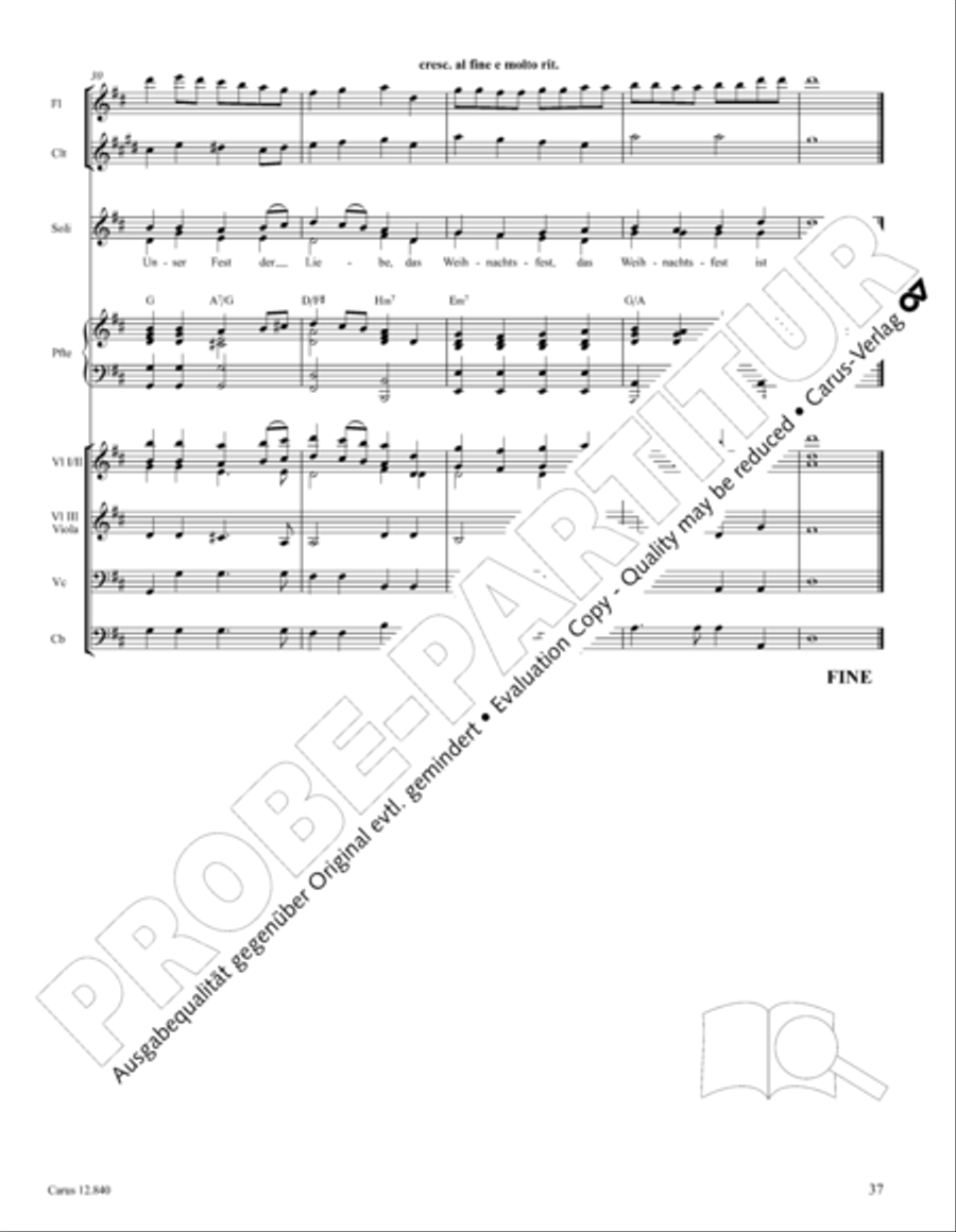 Ochs und Esel wissen mehr Orchestra scores gallery preview page 37