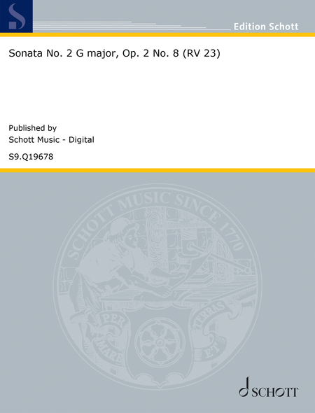 Sonata No. 2 G major, Op. 2 No. 8 (RV 23)