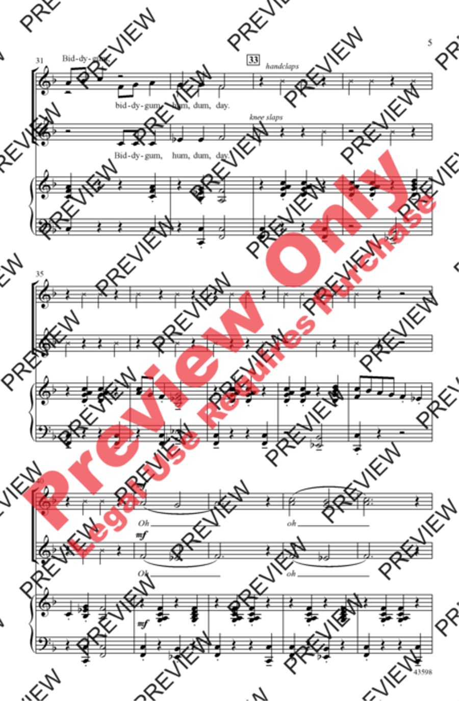 Pineywood Mountain Pineywood Mountain Women's Choir scores gallery preview page 5