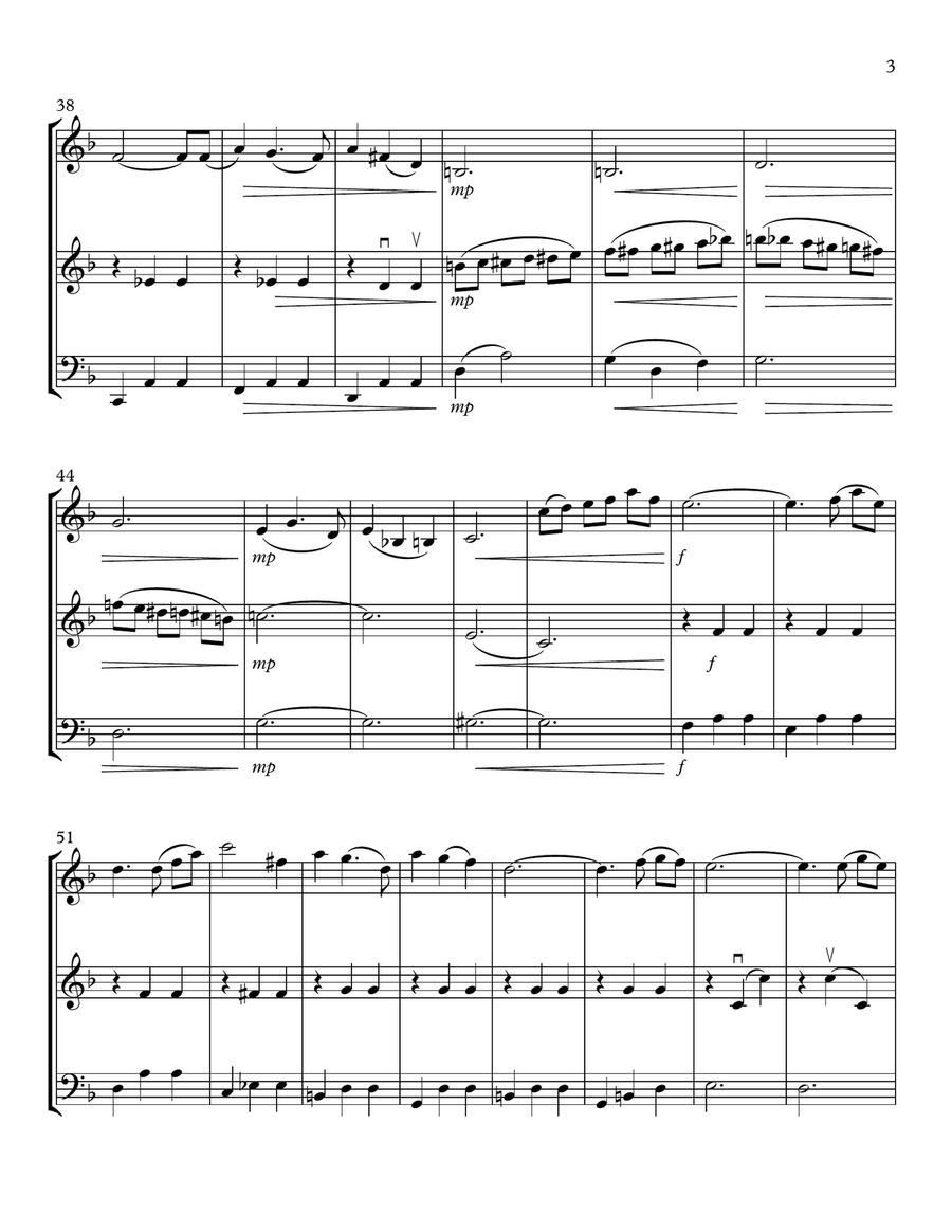 Married Life String Trio scores gallery preview page 3